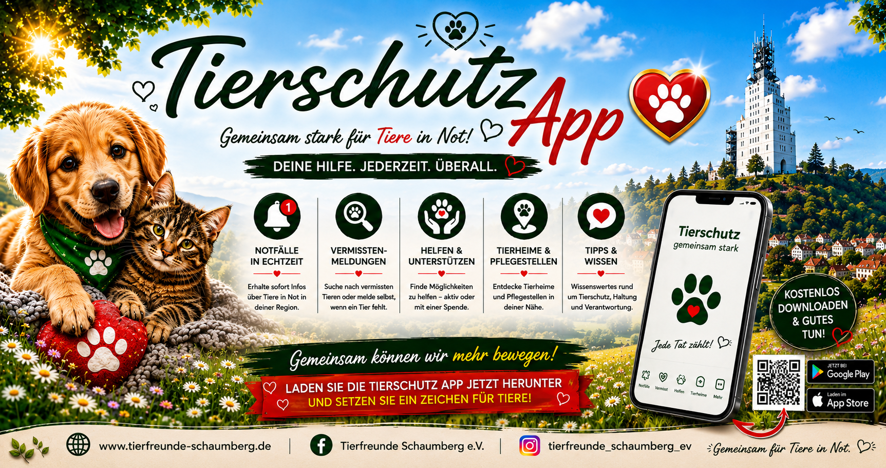 Tierfreunde Schaumberg App