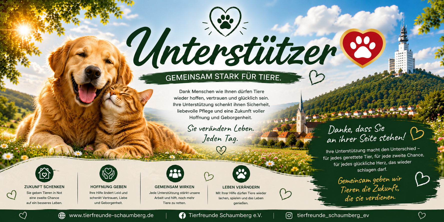 Unterstützer Tierfreunde Schaumberg