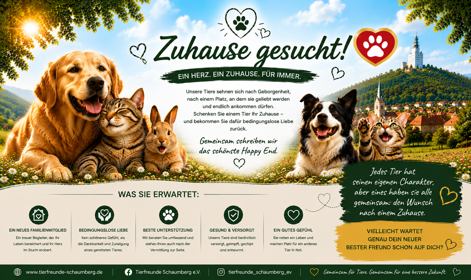 Zuhause gesucht